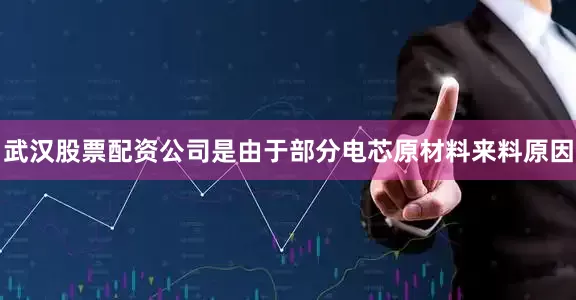 武汉股票配资公司是由于部分电芯原材料来料原因
