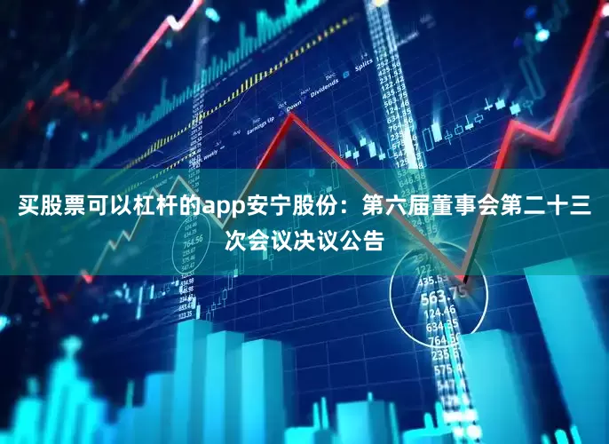 买股票可以杠杆的app安宁股份：第六届董事会第二十三次会议决议公告