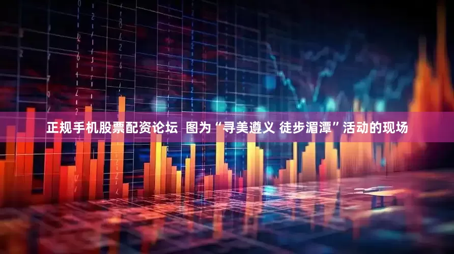 正规手机股票配资论坛  图为“寻美遵义 徒步湄潭”活动的现场